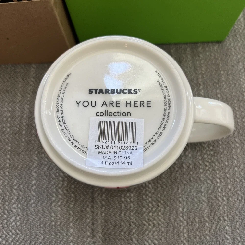 New - Starbucks Philadelphia Mug 2015 You Are Here Collection 14 oz Coffee Cup
